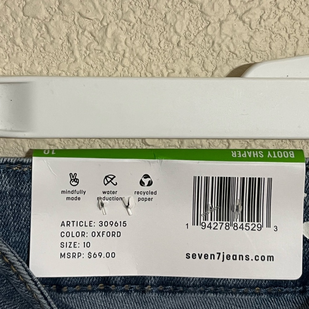 Seven7 Jeans Booty Shaper High Rise Denim Legging - Picture 8 of 11